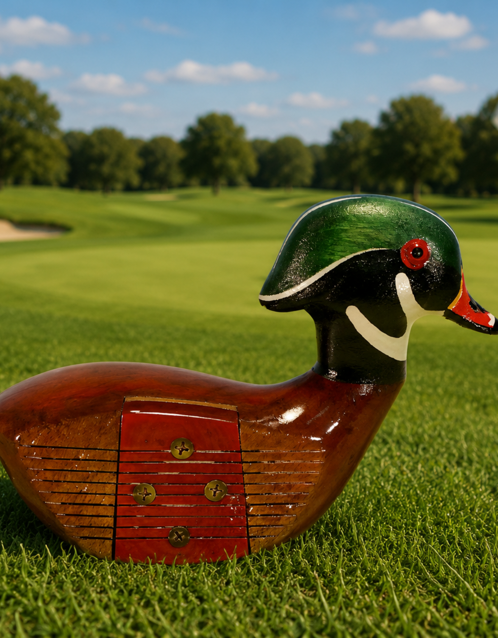 WD Vintage Golf Club Duck WOOD DUCK