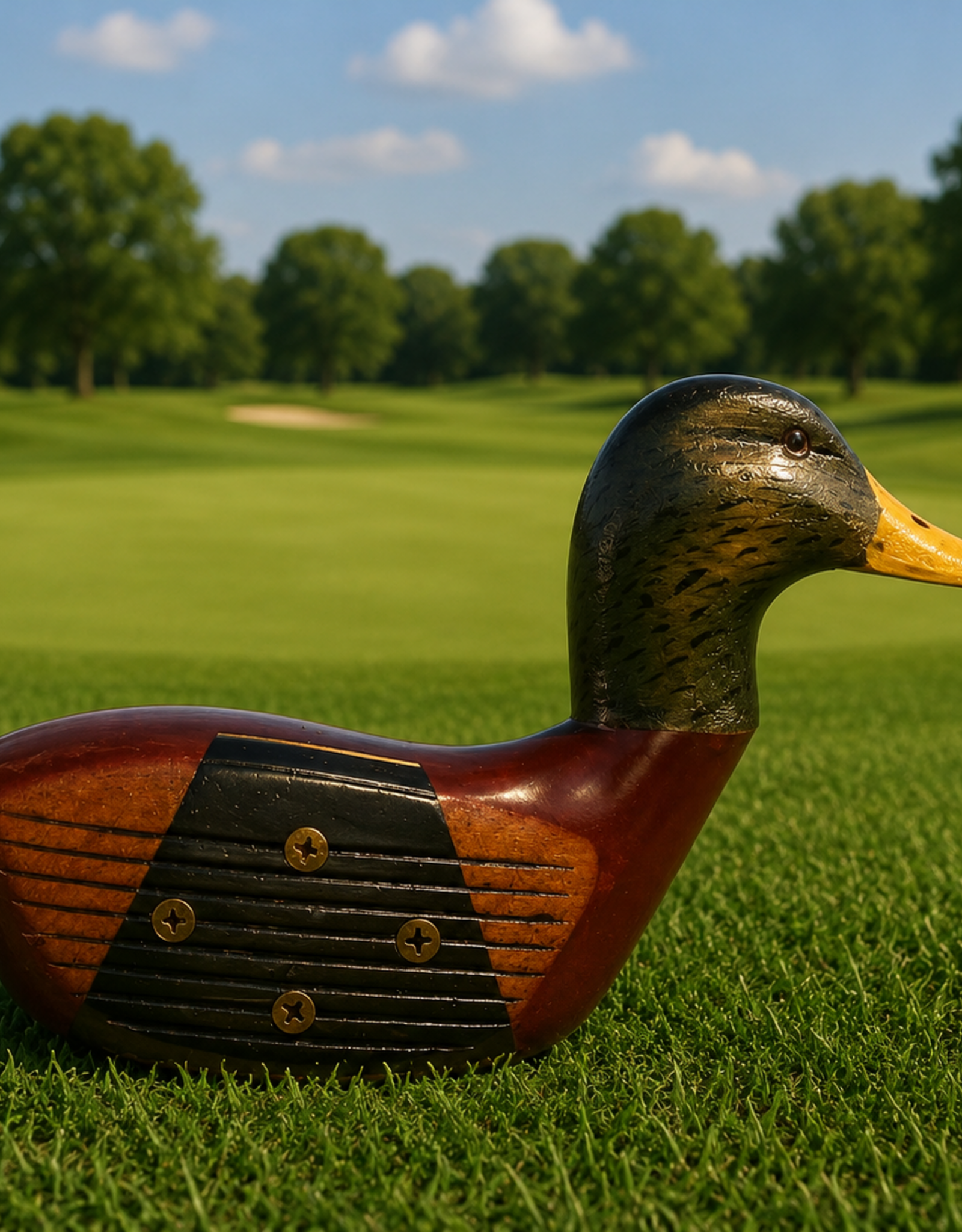 WD Vintage Golf Club Duck BLACK