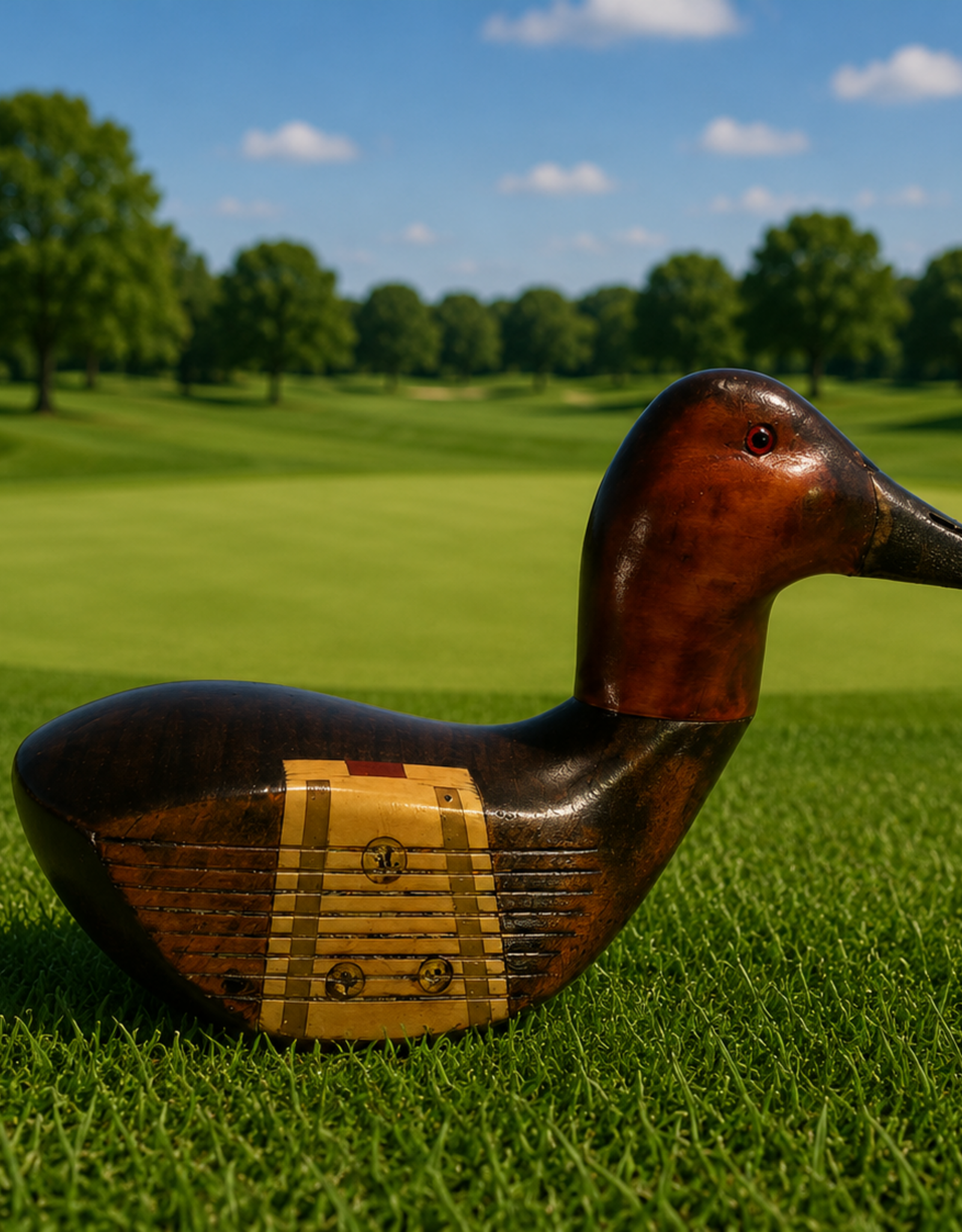 DRAKE CANVASBACK GOLF DUCK
