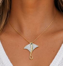 FLAIRCRAFT LIMITED FL STINGRAY W/CURVED TAIL 14K GOLD