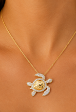 FLAIRCRAFT LIMITED TURTLE NECKLACE 14KT GOLD