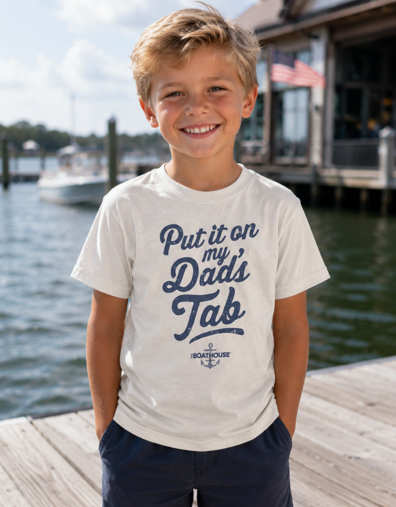 The Idea Girl BH Put it on My Dad's Tab YOUTH SS Tee