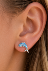 FLAIRCRAFT LIMITED DOLPHIN STUD EARRINGS