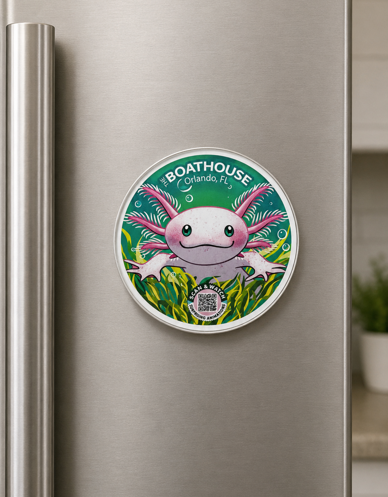 COUNTRY LIFE OUTFITTERS CL MAGNET  AXOLOTL