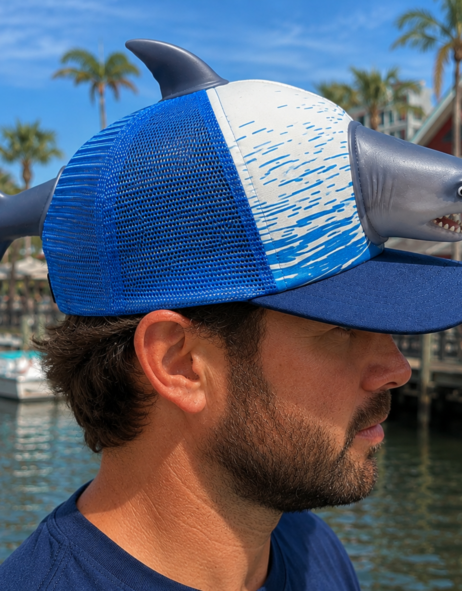 JY DESIGNS AND CREATIONS SHARK 3D HAT
