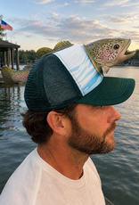 JY DESIGNS AND CREATIONS RAINBOW TROUT 3D HAT