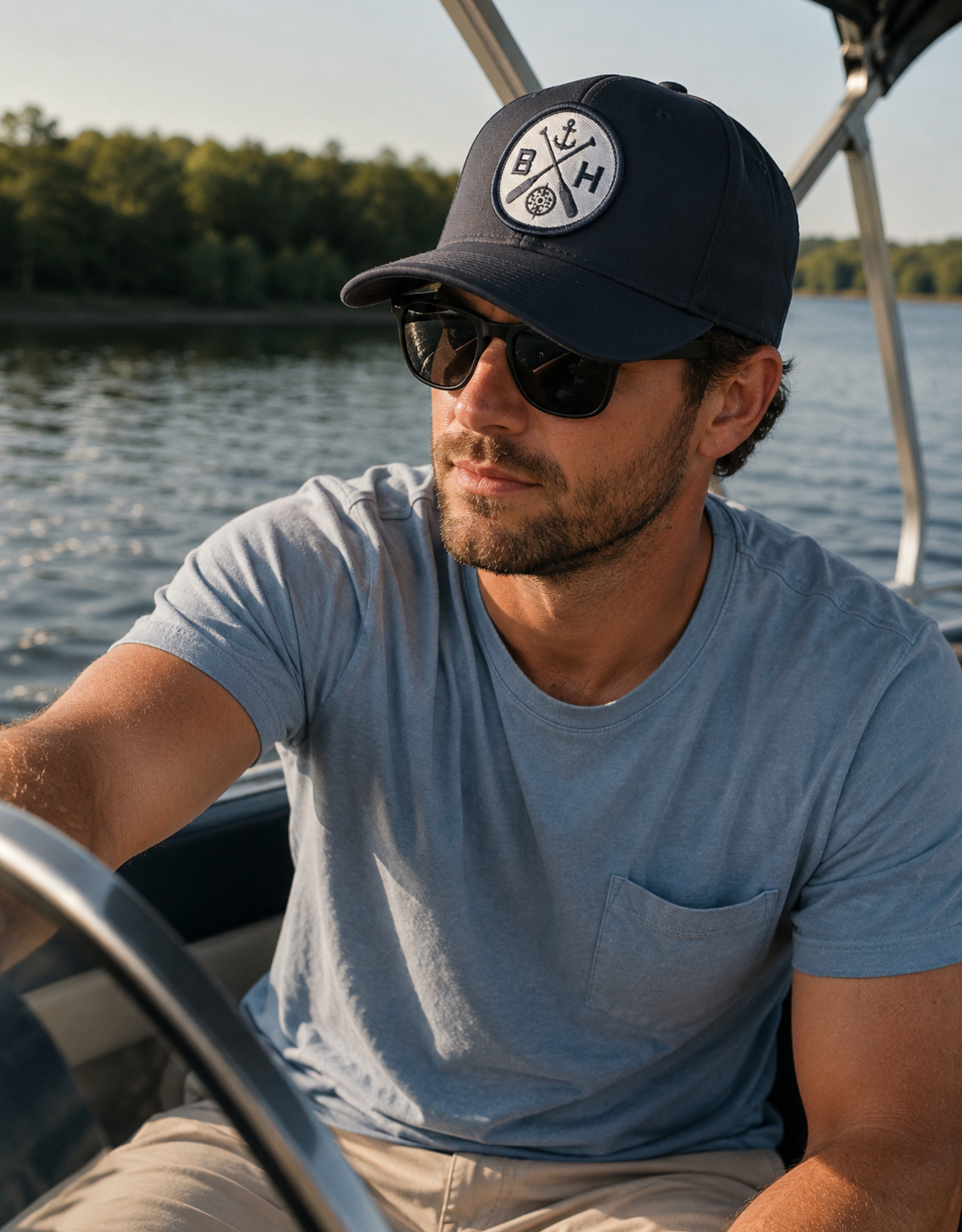 Signature Concepts - Apparel OAR PATCH HAT NAVY