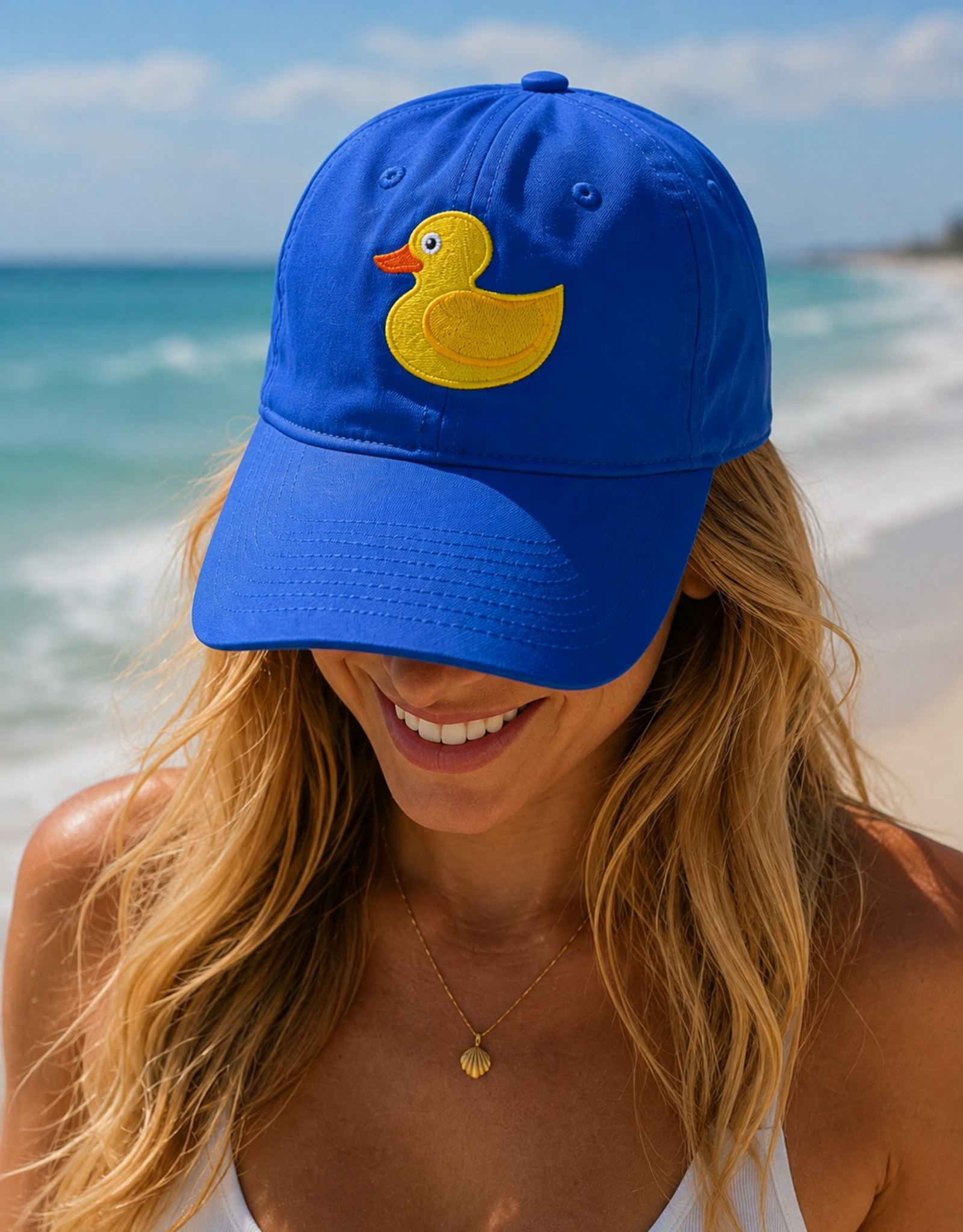 The Idea Girl ADULT DUCKY HATS ROYAL