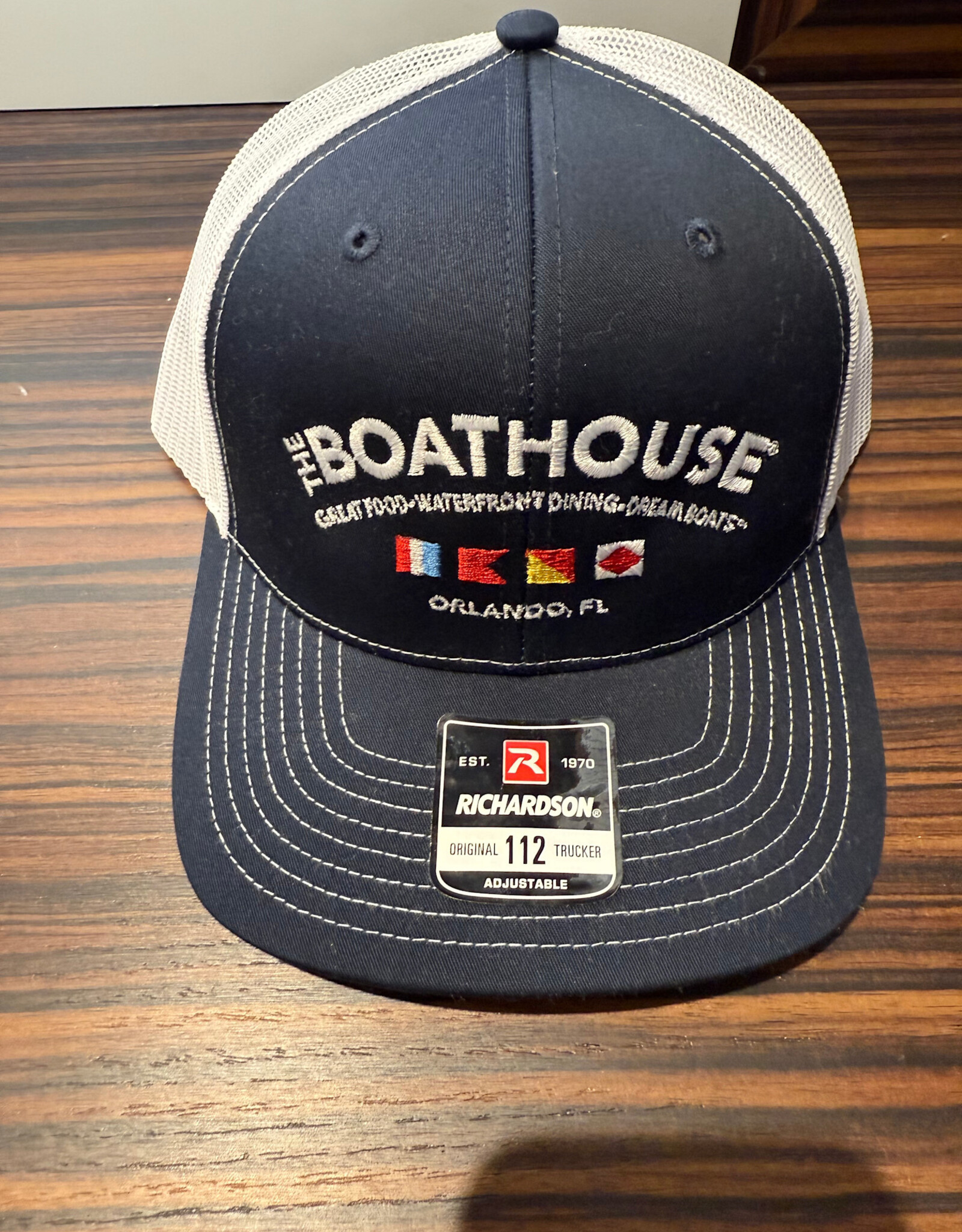 The Idea Girl BH CLASSIC LOGO NAVY/WHITE MESH HAT