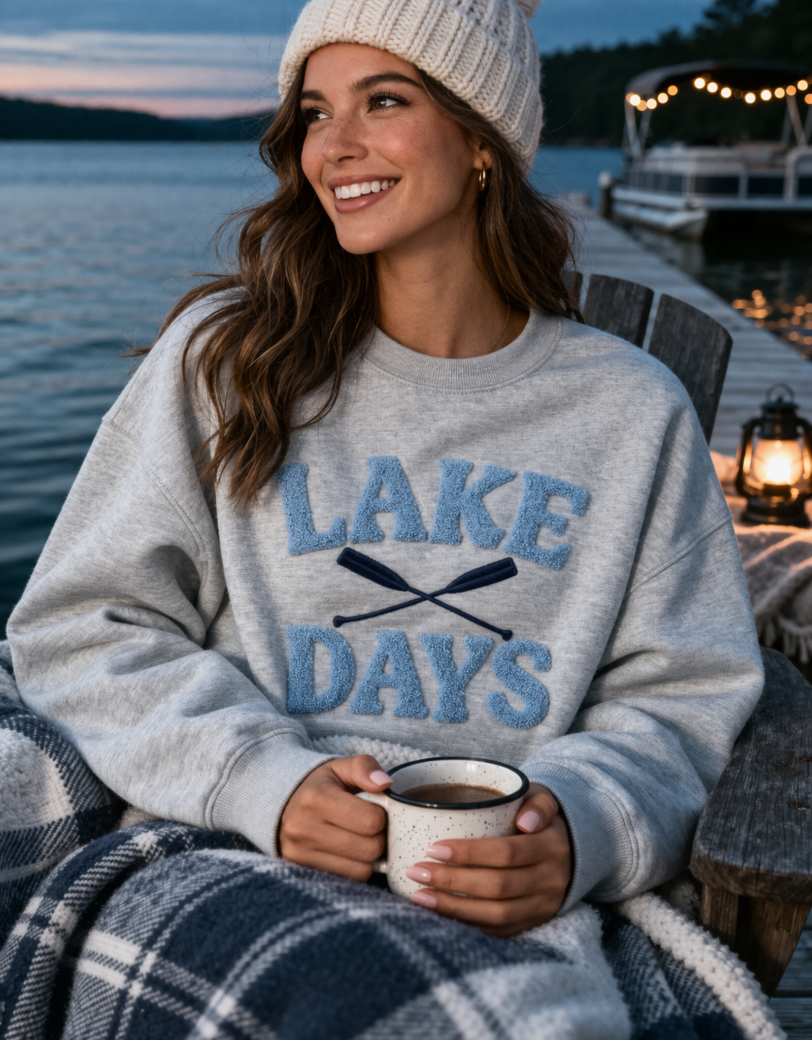 SH LAKE DAYS CREW FLEECE