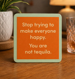 IAMTRA/DRINKS ON ME TEQUILA COASTER