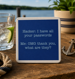 IAMTRA/DRINKS ON ME HACKER COASTER