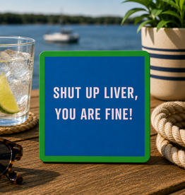 IAMTRA/DRINKS ON ME SHUT UP COASTER