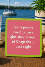 IAMTRA/DRINKS ON ME ID COASTER  CHAPSTICK