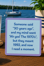 IAMTRA/DRINKS ON ME ID COASTER  30 YEARS