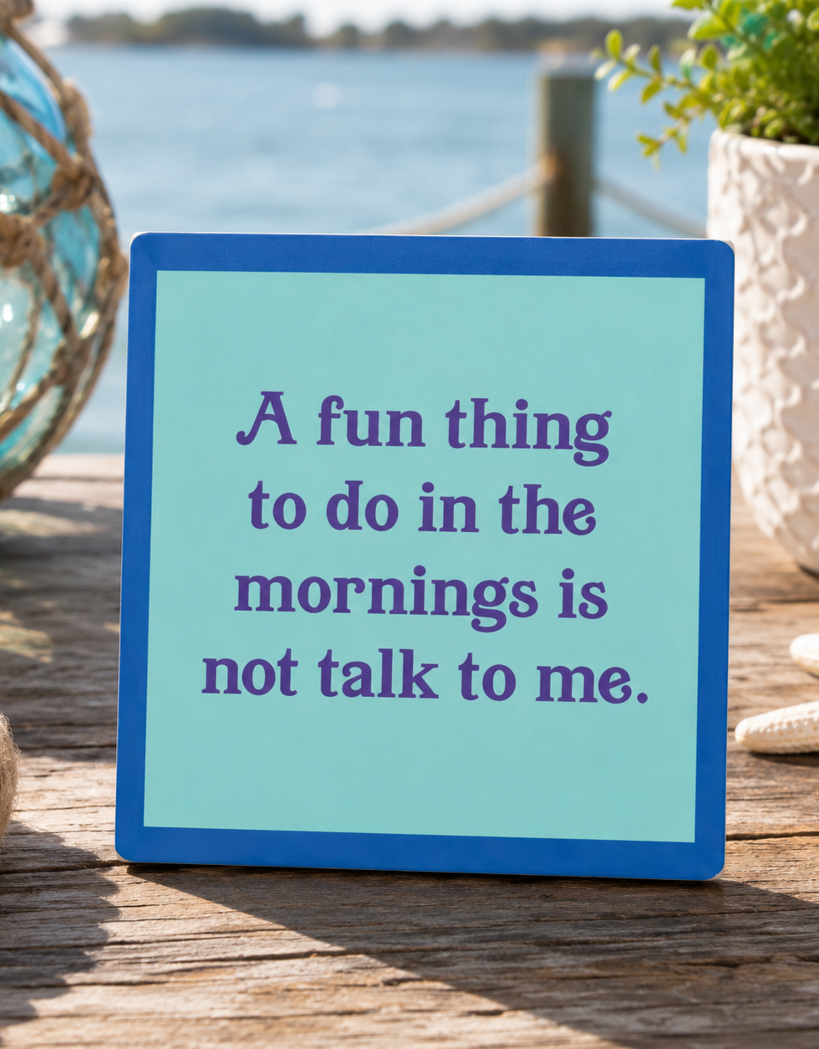 IAMTRA/DRINKS ON ME ID NOT TALK COASTER