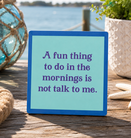 IAMTRA/DRINKS ON ME NOT TALK COASTER