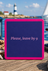 IAMTRA/DRINKS ON ME ID LEAVE BY NINE COASTER