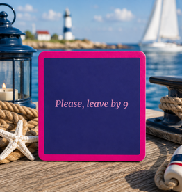IAMTRA/DRINKS ON ME LEAVE BY NINE COASTER