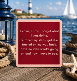 IAMTRA/DRINKS ON ME I CAME, I SAW COASTER