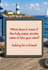 IAMTRA/DRINKS ON ME ID HOLY WATER COASTER