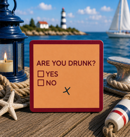 IAMTRA/DRINKS ON ME ARE YOU DRUNK COASTER