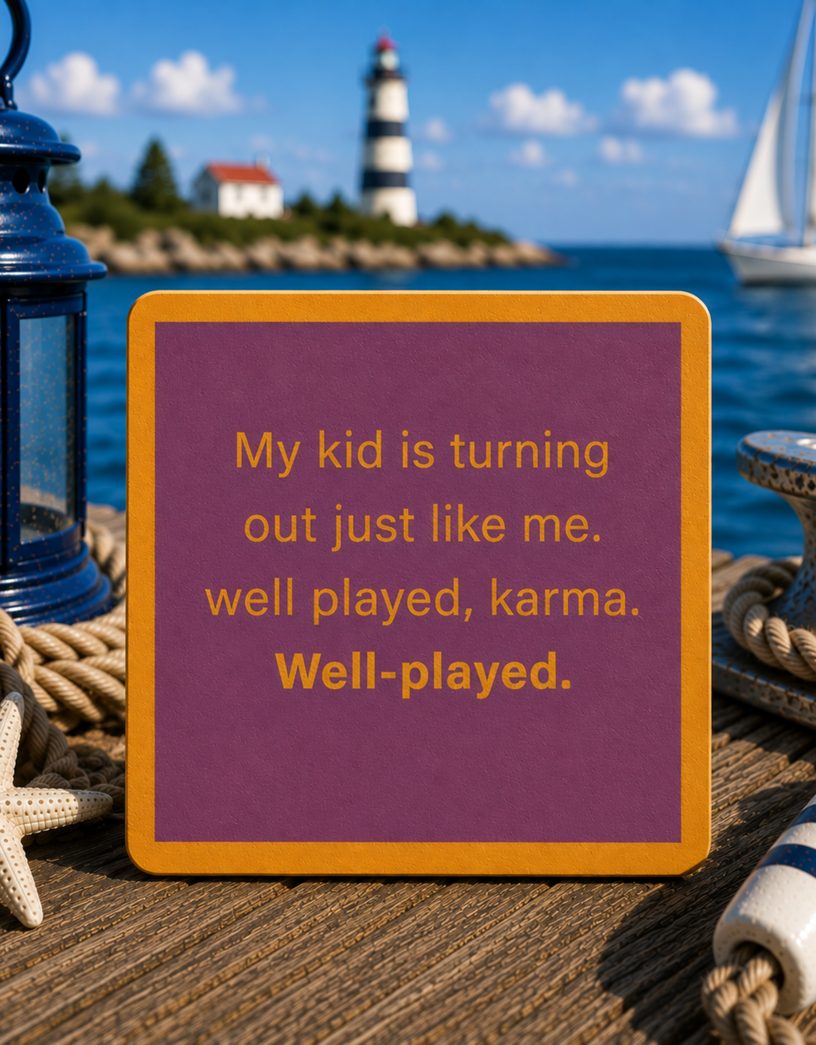 IAMTRA/DRINKS ON ME ID WELL PLAYED KARMA COASTER