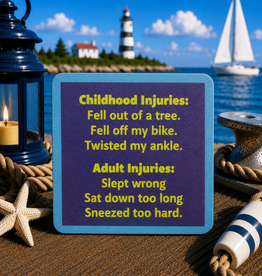 IAMTRA/DRINKS ON ME CHILDHOOD INJURIES COASTER
