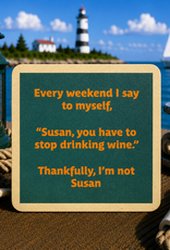 IAMTRA/DRINKS ON ME ID SUSAN COASTER