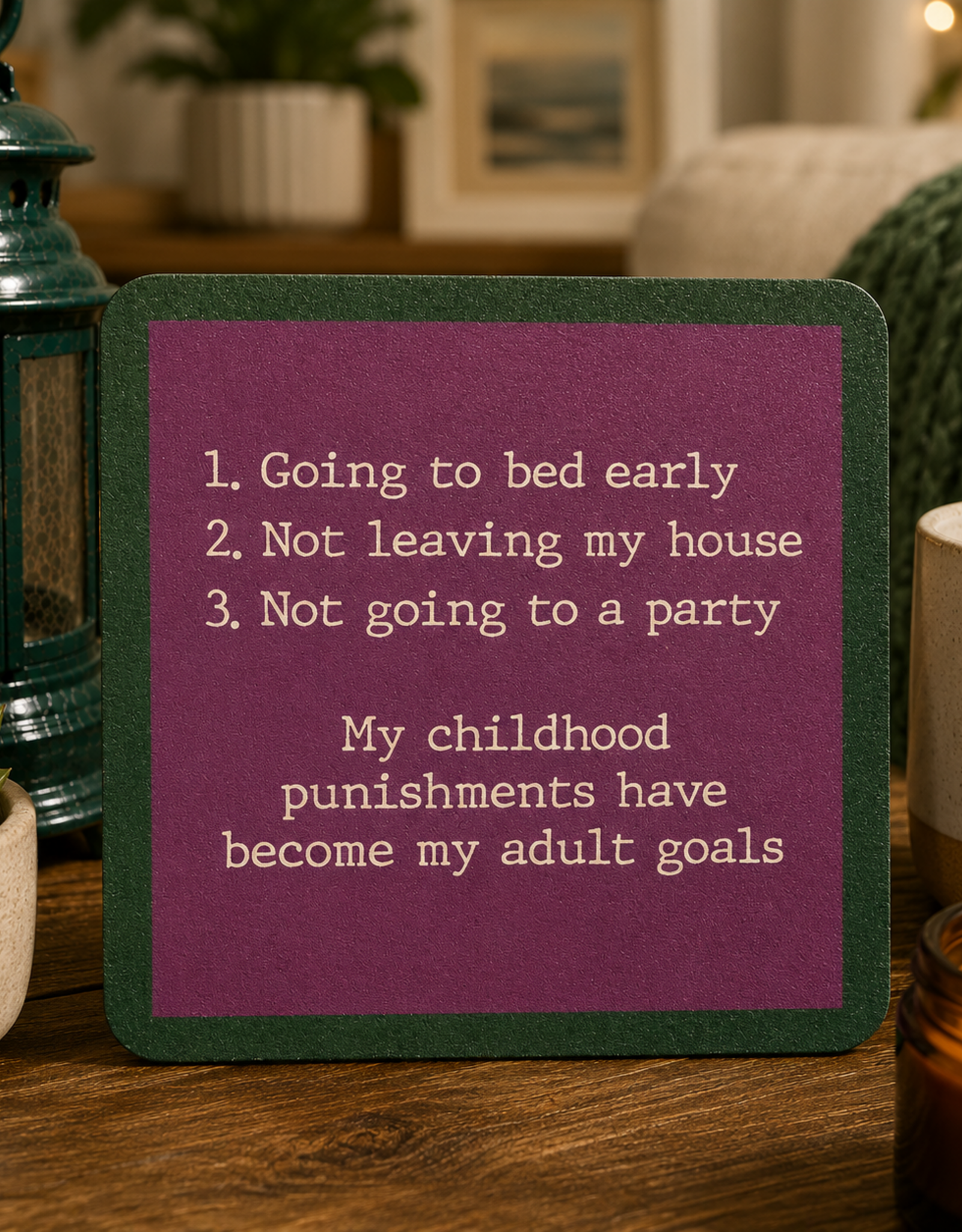 IAMTRA/DRINKS ON ME ID CHILDHOOD PUNISHMENTS COASTER
