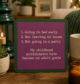 IAMTRA/DRINKS ON ME CHILDHOOD PUNISHMENTS COASTER