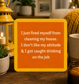 IAMTRA/DRINKS ON ME FIRED COASTER