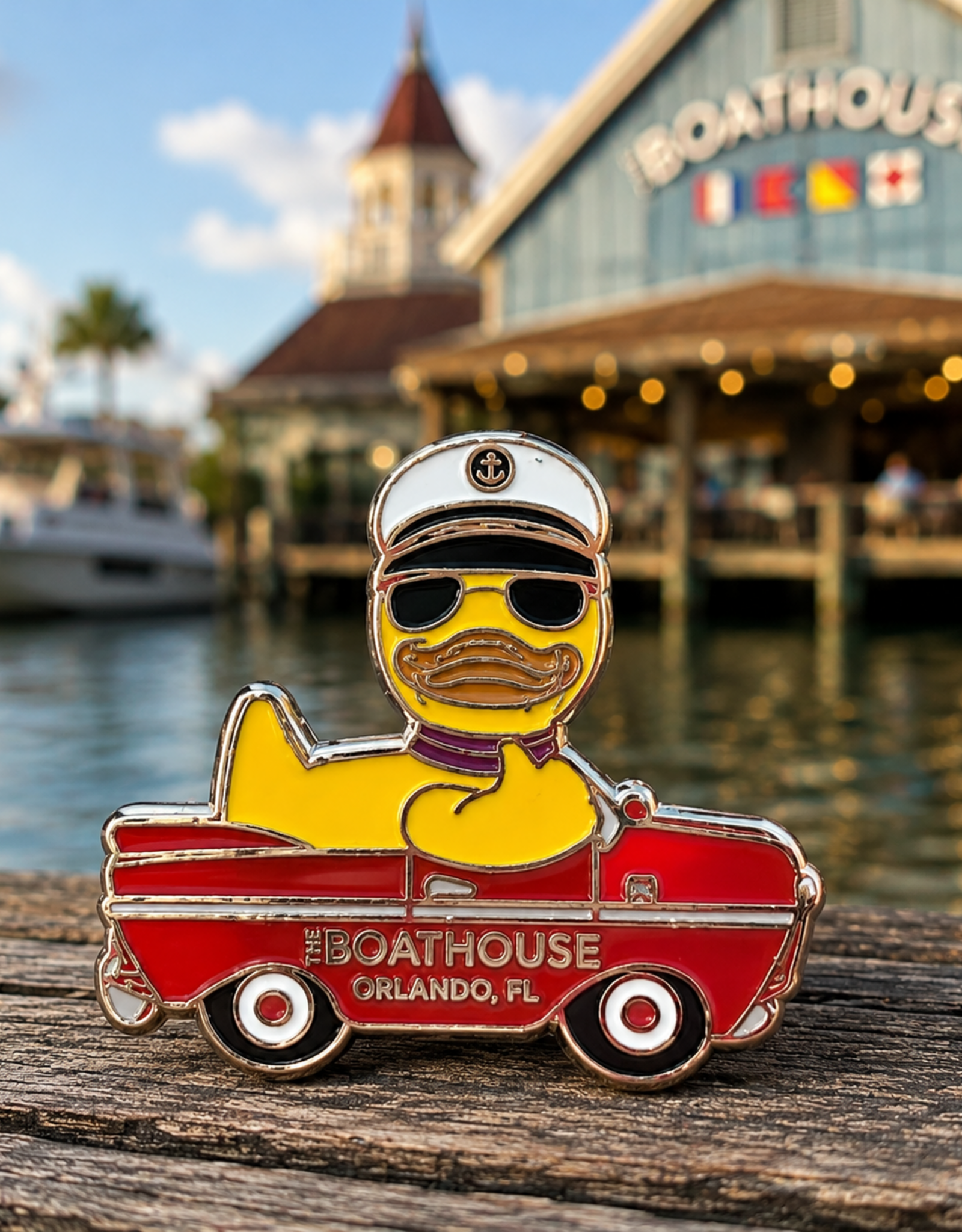 The Idea Girl Amphiduck Pin RED