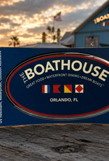 BUCKET WONDERS BOATHOUSE CLASSIC LOGO CHROME STICKER