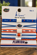 KLANI  UNIVERSITY OF FLORIDABRACELET/HAIR TIES   LARGE