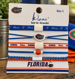 KLANI UNIVERSITY OF FLORIDA LARGE BRACELET/HAIR TIES