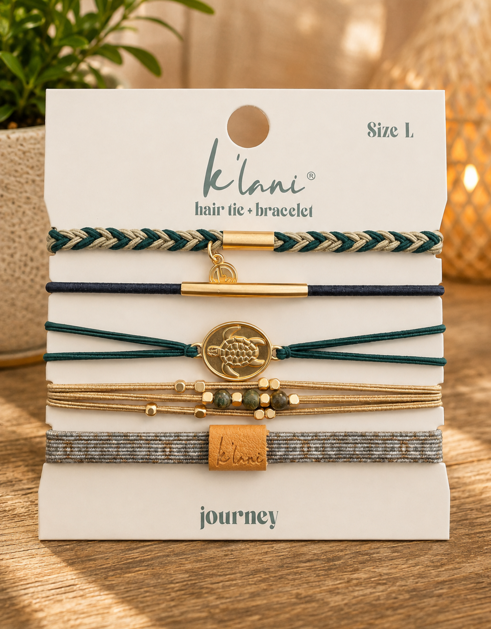 KLANI KL HAIR TYE/BRACELET JOURNEY LARGE