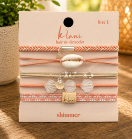 KLANI KL HAIR TYE/BRACELET SHIMMER LARGE