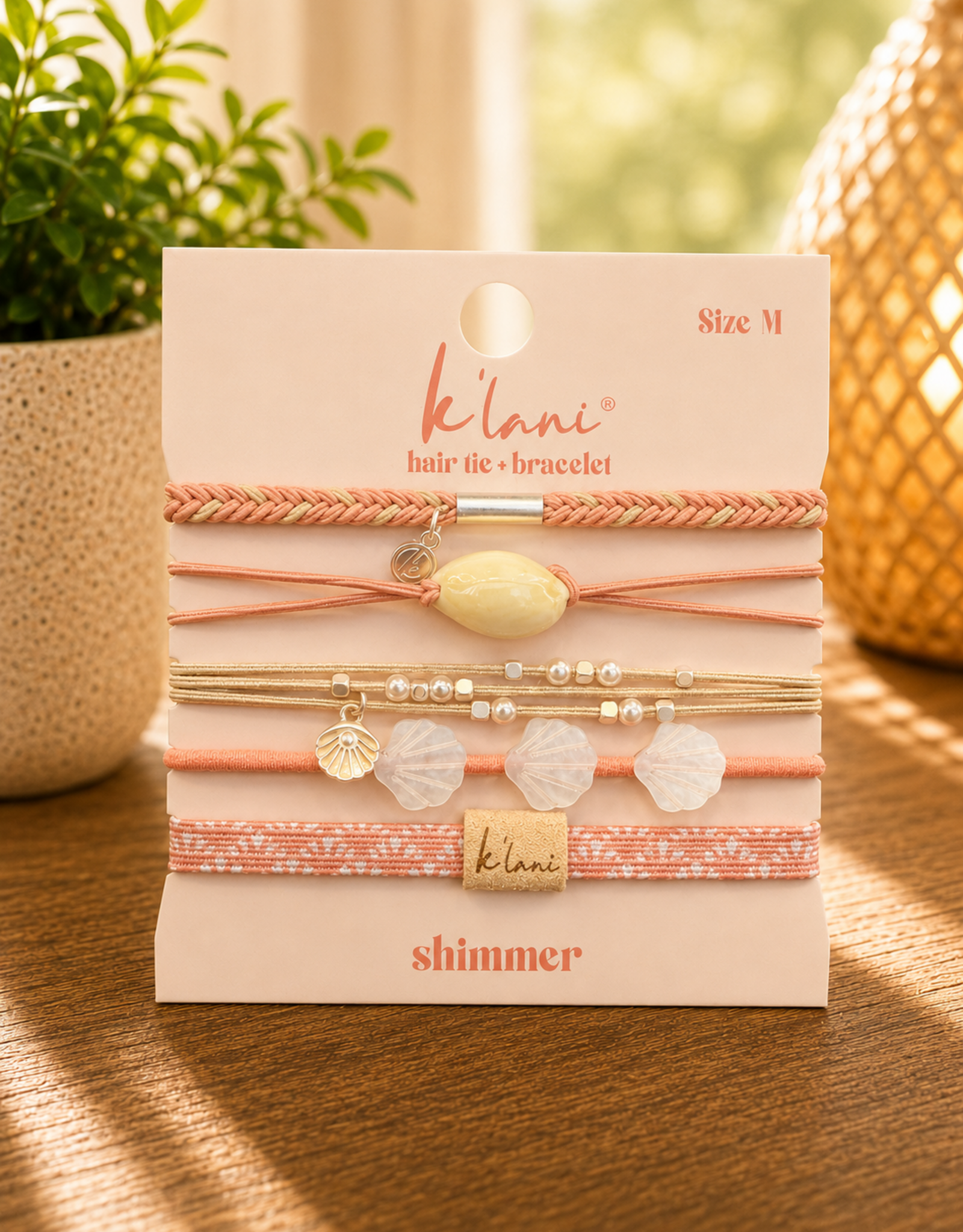 KLANI KL HAIR TYE/BRACELET SHIMMER MEDIUM