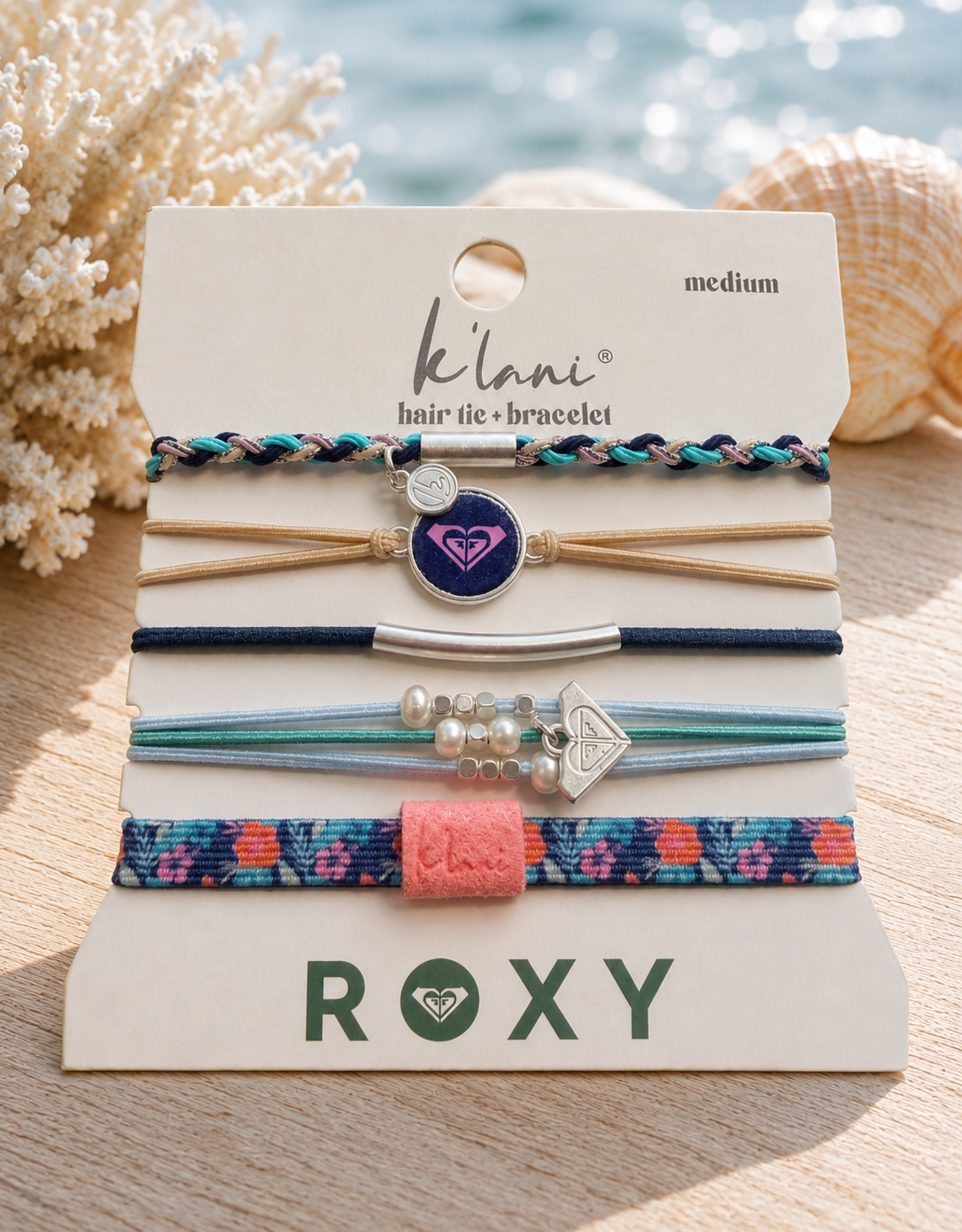 KLANI KL ROXY HAIR TYE/BRACELET OCEAN BLOOM MEDIUM