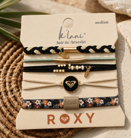 KLANI ROXY HAIR TIE/BRACELET MEDIUM COASTAL DRIFT