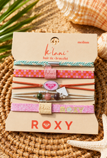 KLANI KL ROXY HAIR TIE/BRACELET PINK TROPIC MEDIUM