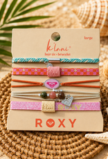 KLANI KL ROXY HAIR TIE/BRACELET PINK TROPIC LARGE