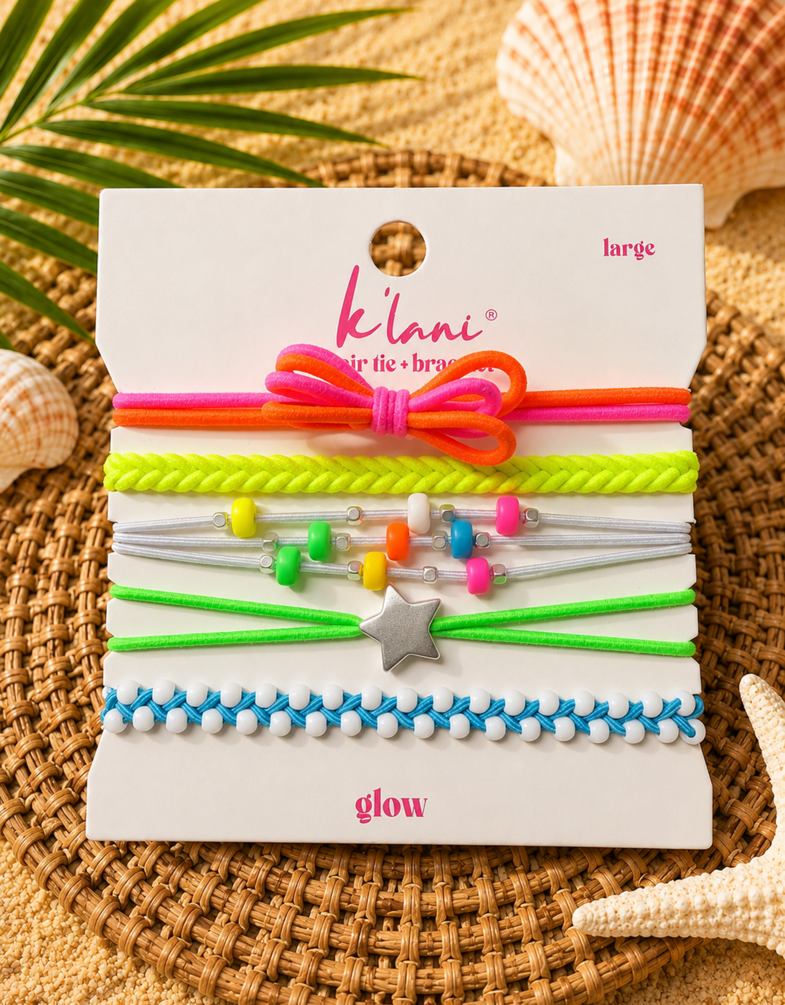 KLANI KL GLOW HAIR TIE/BRACELET LARGE