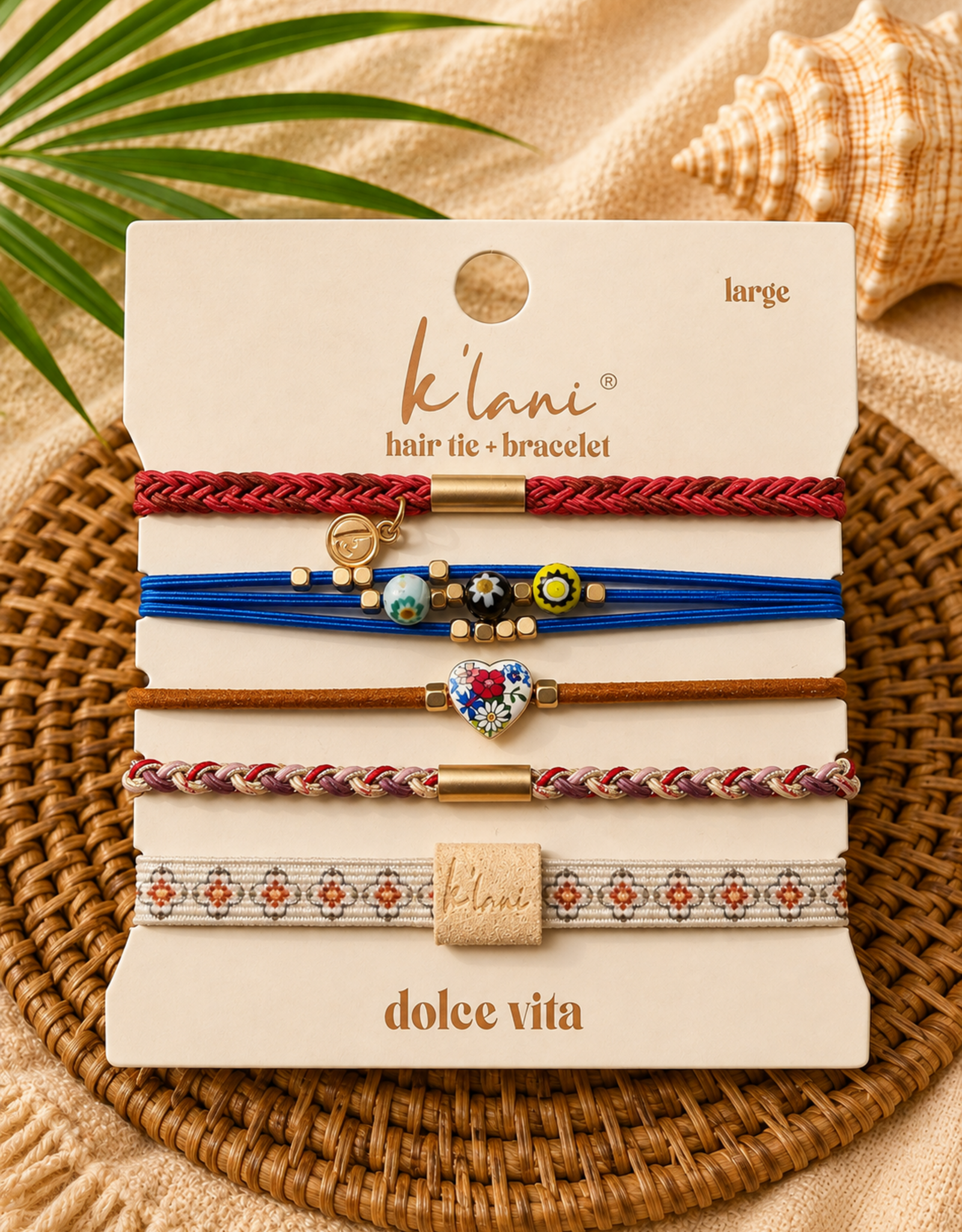 KLANI KL DOLCE VITA HAIR TIE/BRACELET LARGE