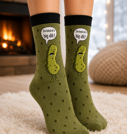 foot traffic WOMENS BIG DILL SOCKS