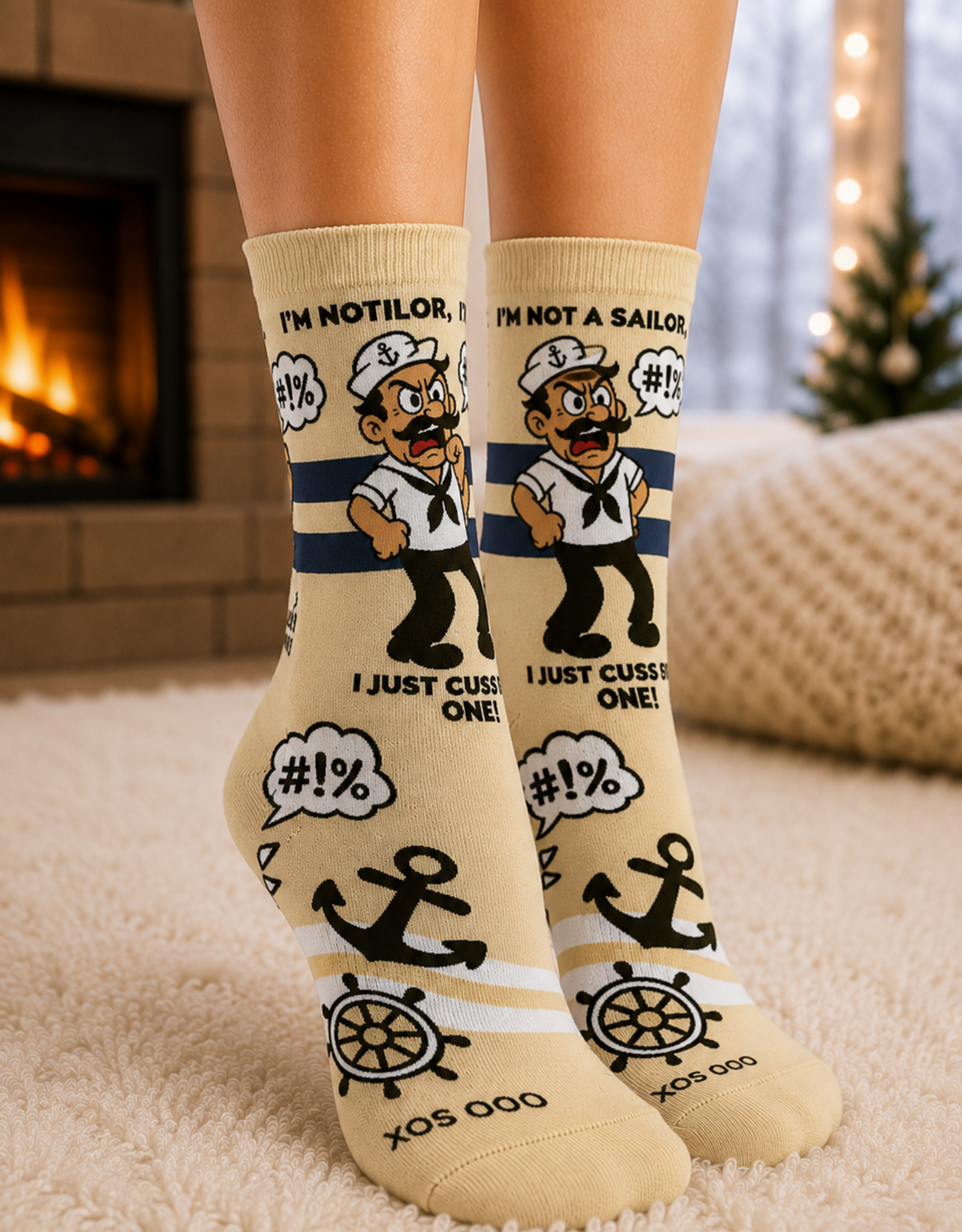 ODD  SOX OS CUSS LIKE ONE SOCKS
