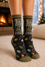 ODD  SOX OS RATHER BE FISHING SOCKS