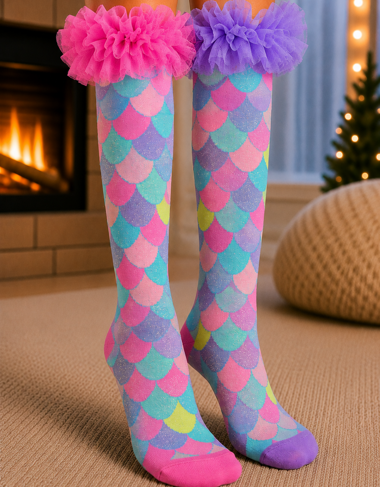 MADMIA MM MERMAID FRILL SOCKS ADULT