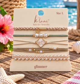 KLANI GLIMMER HAIR TIE/BRACELET   LARGE